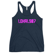 Load image into Gallery viewer, Women&#39;s Lokal907 Pink Concrete Racerback Tank
