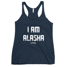 Load image into Gallery viewer, Women&#39;s I Am Alaska Racerback Tank
