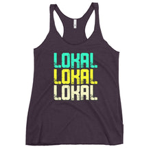 Load image into Gallery viewer, Women&#39;s Lokal Block Racerback Tank
