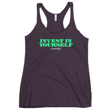 Load image into Gallery viewer, Women&#39;s Invest In Yourself Racerback Tank
