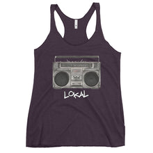 Load image into Gallery viewer, Women&#39;s Lokal BoomBox Racerback Tank
