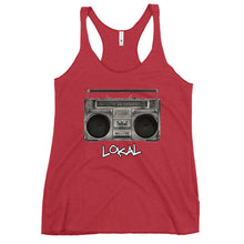 Load image into Gallery viewer, Women&#39;s Lokal BoomBox Racerback Tank
