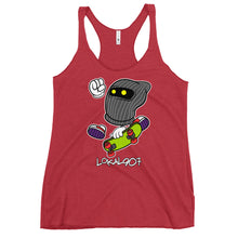 Load image into Gallery viewer, Women&#39;s BeanieBoarder Racerback Tank
