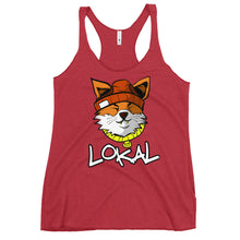 Load image into Gallery viewer, Women&#39;s Lokal Fox Racerback Tank
