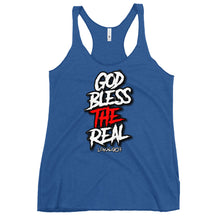 Load image into Gallery viewer, Women&#39;s God Bless The Real Racerback Tank
