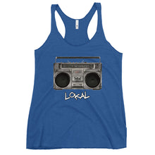 Load image into Gallery viewer, Women&#39;s Lokal BoomBox Racerback Tank
