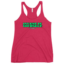 Load image into Gallery viewer, Women&#39;s Invest In Yourself Racerback Tank
