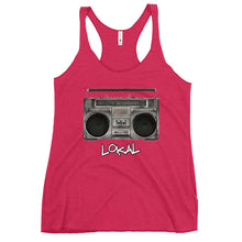 Load image into Gallery viewer, Women&#39;s Lokal BoomBox Racerback Tank
