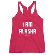 Load image into Gallery viewer, Women&#39;s I Am Alaska Racerback Tank
