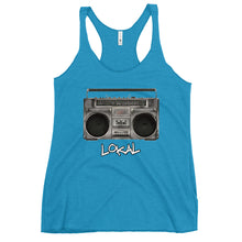 Load image into Gallery viewer, Women&#39;s Lokal BoomBox Racerback Tank
