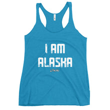 Load image into Gallery viewer, Women&#39;s I Am Alaska Racerback Tank
