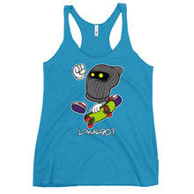 Load image into Gallery viewer, Women&#39;s BeanieBoarder Racerback Tank
