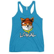 Load image into Gallery viewer, Women&#39;s Lokal Fox Racerback Tank
