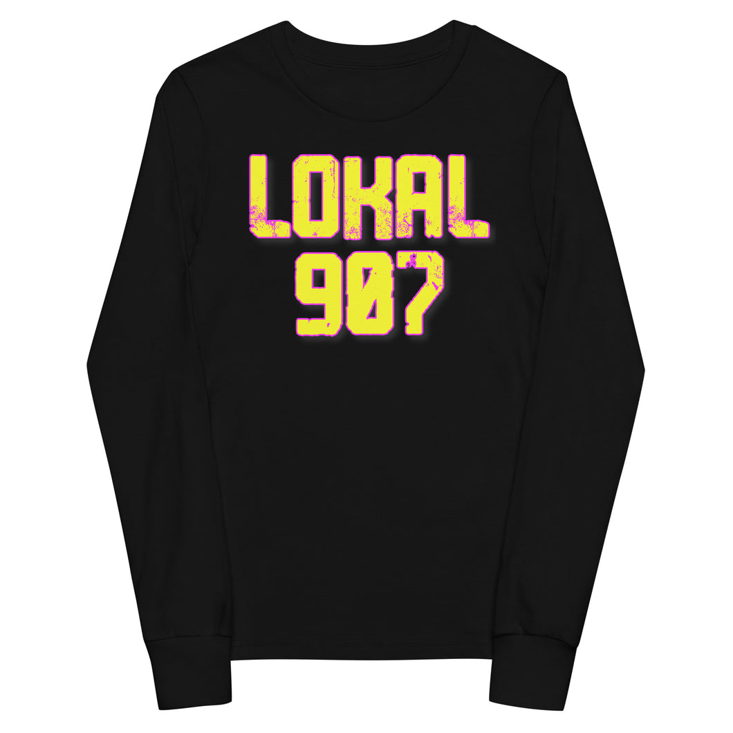 Youth Yellow Concrete long sleeve tee