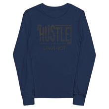 Load image into Gallery viewer, Youth Hustle Hard long sleeve tee
