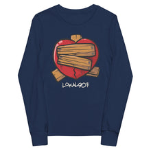 Load image into Gallery viewer, Youth Fixed It Heart long sleeve tee
