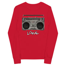 Load image into Gallery viewer, Youth BoomBox long sleeve tee
