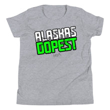 Load image into Gallery viewer, Youth Alaskas Dopest Green Tee
