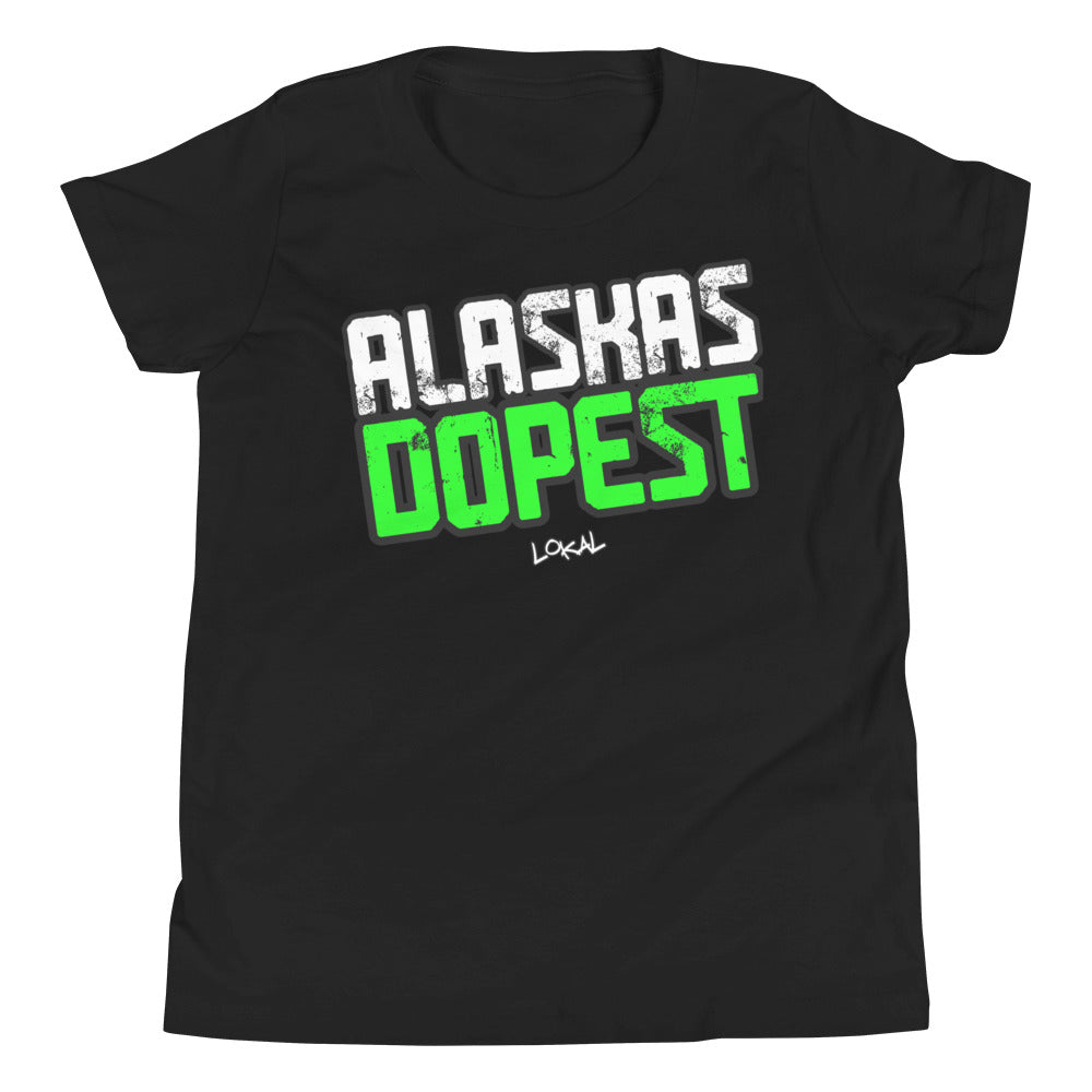 Youth Alaskas Dopest Green Tee