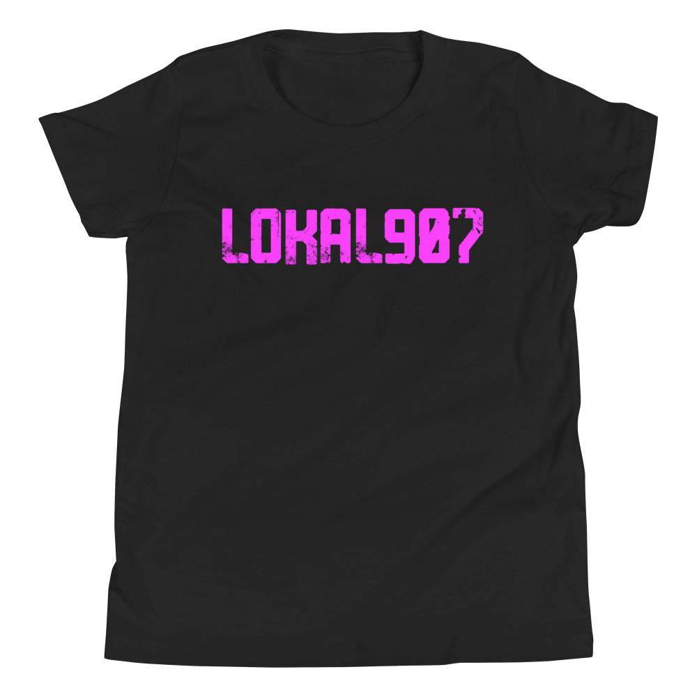 Youth Lokal907 Pink Concrete Tee