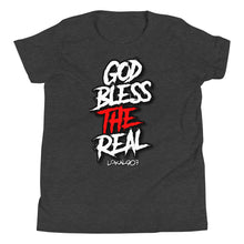 Load image into Gallery viewer, Youth God Bless The Real Tee
