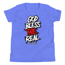 Load image into Gallery viewer, Youth God Bless The Real Tee
