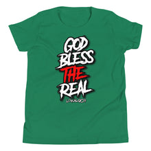 Load image into Gallery viewer, Youth God Bless The Real Tee
