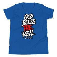 Load image into Gallery viewer, Youth God Bless The Real Tee
