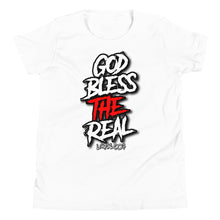 Load image into Gallery viewer, Youth God Bless The Real Tee
